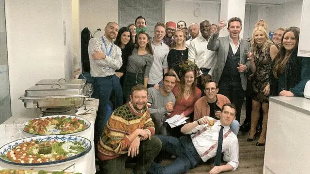 Shaun Bailey at a gathering at Conservative headquarters in December 2020 - he was not seen in the video footage