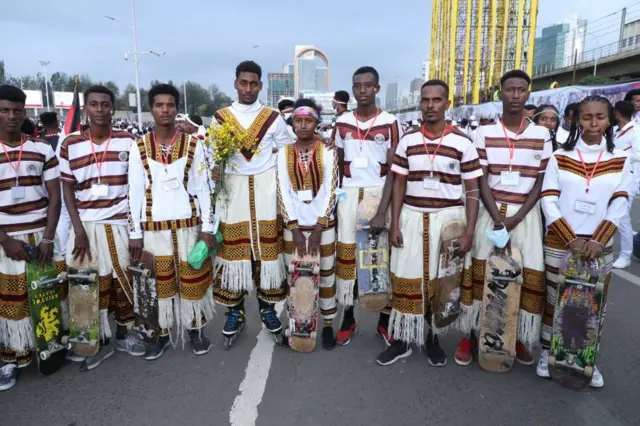 Dargaggoota wayyaa aadaan faayamanii Irreecha kabajan