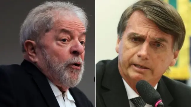 Lula e Bolsonaro