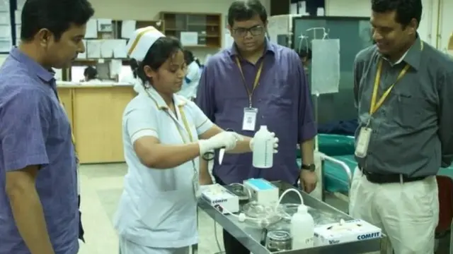 डॉ. चिश्ती यांनी तयार केलेले यंत्र