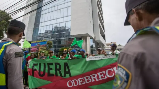 Protesto contra Odebrecht