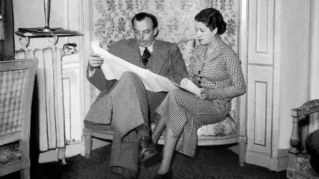 Antoine de Saint-Exupéry con su esposa Consuelo.