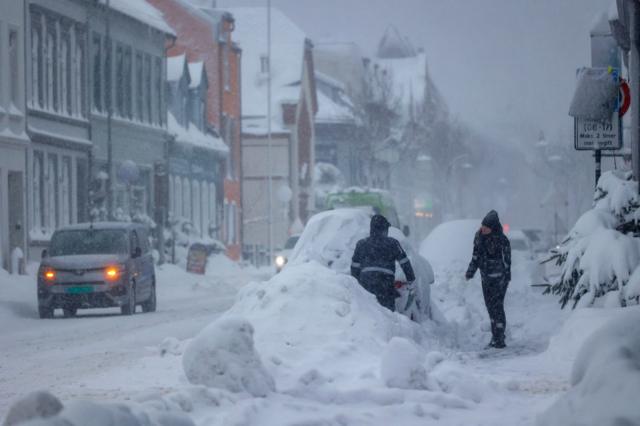 In pictures: Nordic states gripped by winter freeze
