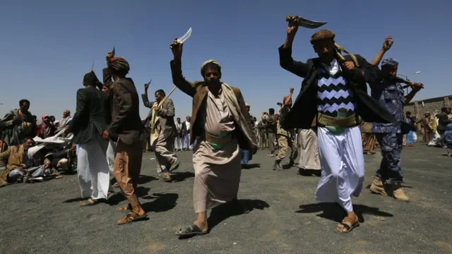 हूथी विद्रोहियों की फाइल फोटो