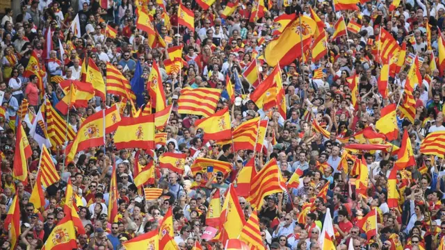 митинг в барселоне