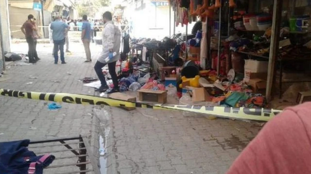 Şenyaşarlara ait dükkan olaylardan sonra böyle görüntülendi