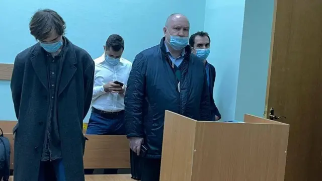 Глеб Марьясов во время оглашения приговора