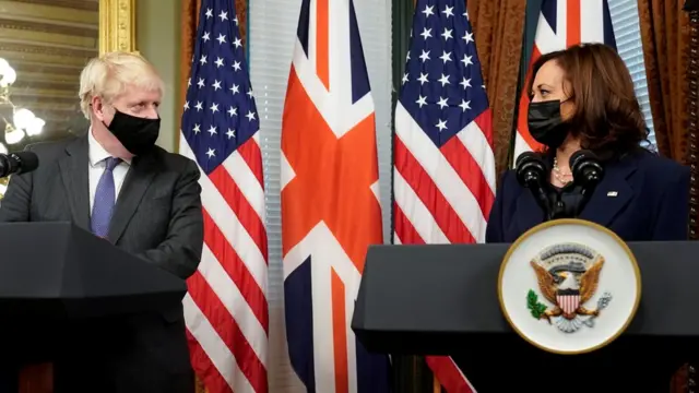 بوریس جانسون در پی دیدار با کاملا هریس معاون ریاست جمهوری آمریکا، مذاکرات تجاری بین دو کشور پیشرفت کرده است.