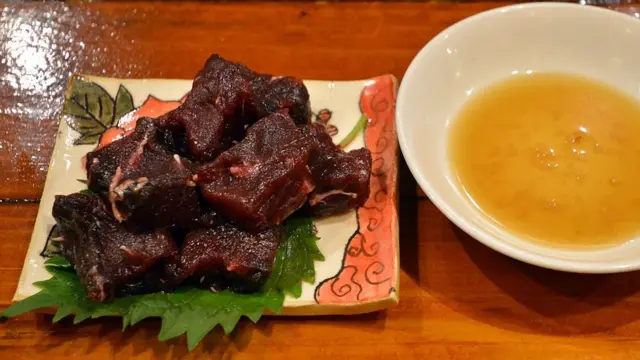 Carne de ballena en Japón