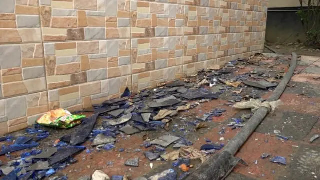 বাংলাদেশে নানুয়াদিঘীর পূজামন্ডপে ভাঙচুরের পর