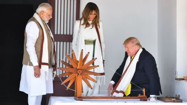 डोनाल्ड ट्रंप, नरेंद्र मोदी, गुजरात, भारत, अमेरिका