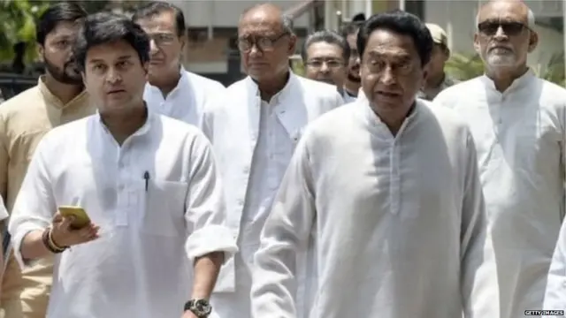 ज्योतिरादित्य और कमलनाथ