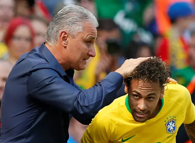 Neymar y Tite