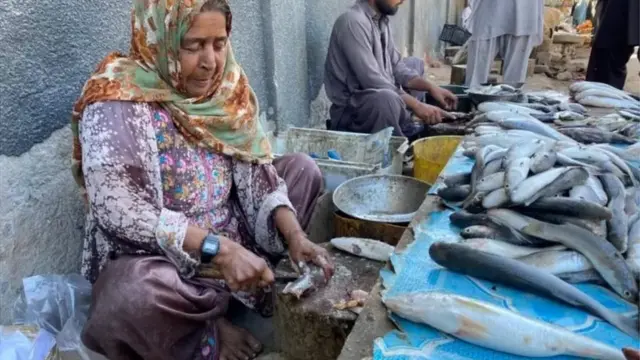 ग्वादर में मछली व्यापार