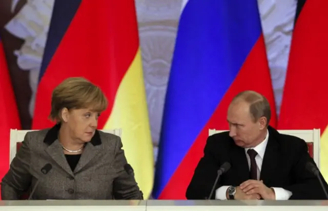 Merkel e Putin