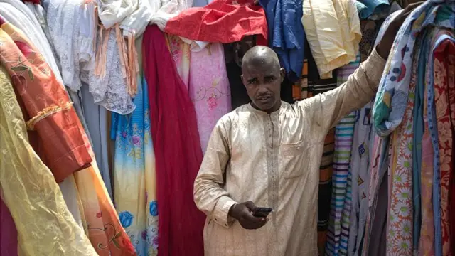 Umucuruzi w'umusilamu i Bangui, ifoto ya cyera