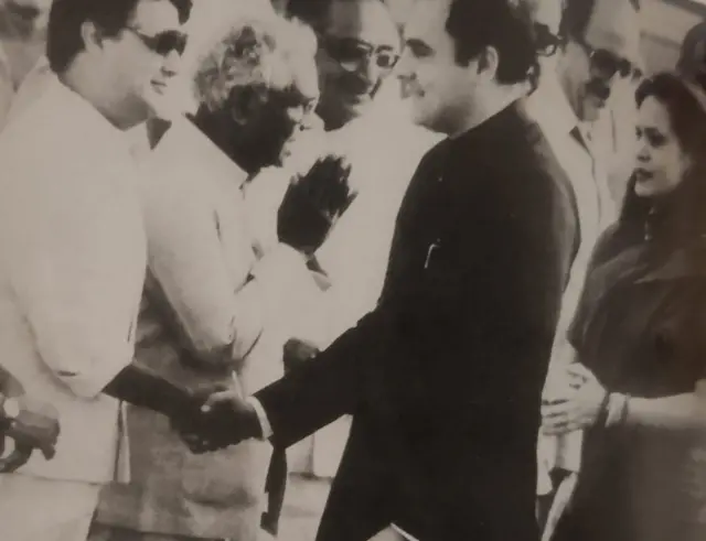 राजीव गांधी के साथ माधवराव सिंधिया