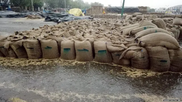 ਕਣਕ ਦੀਆਂ ਬੋਰੀਆਂ