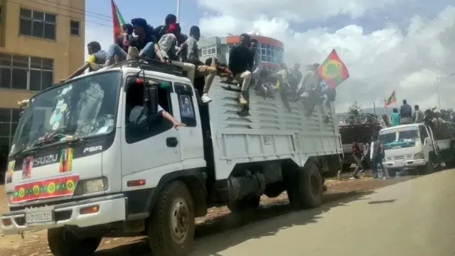 ናብ ኣዲስ ኣበባ ዝኣትዉ ደገፍቲ ኦነግ