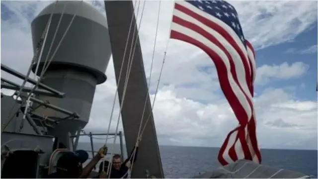 దక్షిణ చైనా సముద్రంలో సుస్థిరతకు కట్టుబడి ఉన్నట్లు భారత్, అమెరికా 2015లో సంయుక్త ప్రకటన విడుదల చేశాయి