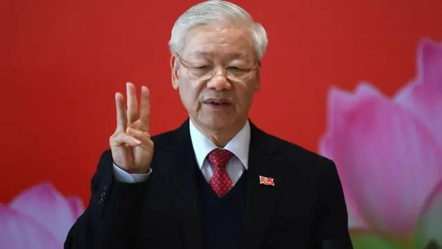 Tổng bí thư kiêm Chủ tịch nước Nguyễn Phú Trọng được bầu làm Tổng bí thư Trung Ương Đảng khóa XIII, nhiệm kỳ thứ 3