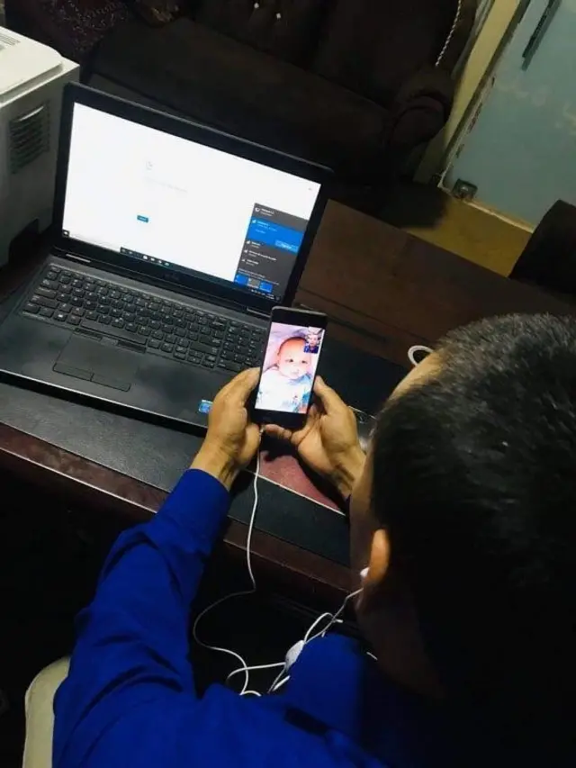 قرنطین و پدری دور از فرزند