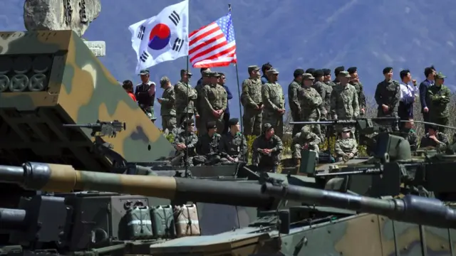 दक्षिण कोरिया का सहयोगी है अमरीका