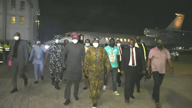 Tinubu returns to Nigeria