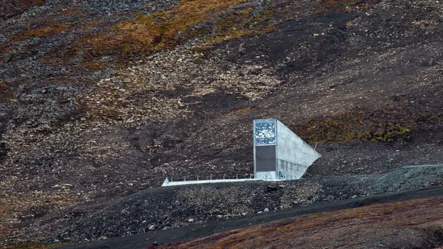 Entrada do Banco MundialbolaopixbetSementesbolaopixbetSvalbard, na Noruega