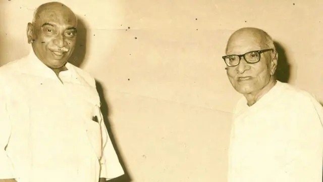 के कामराज के साथ सी राजगोपालाचारी