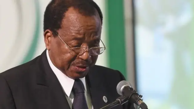 Paul Biya, président du Cameroun