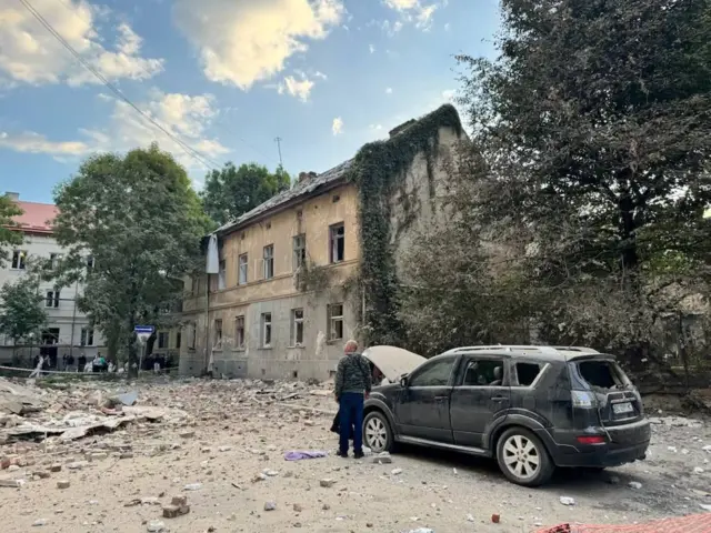 Разрушение во Львове