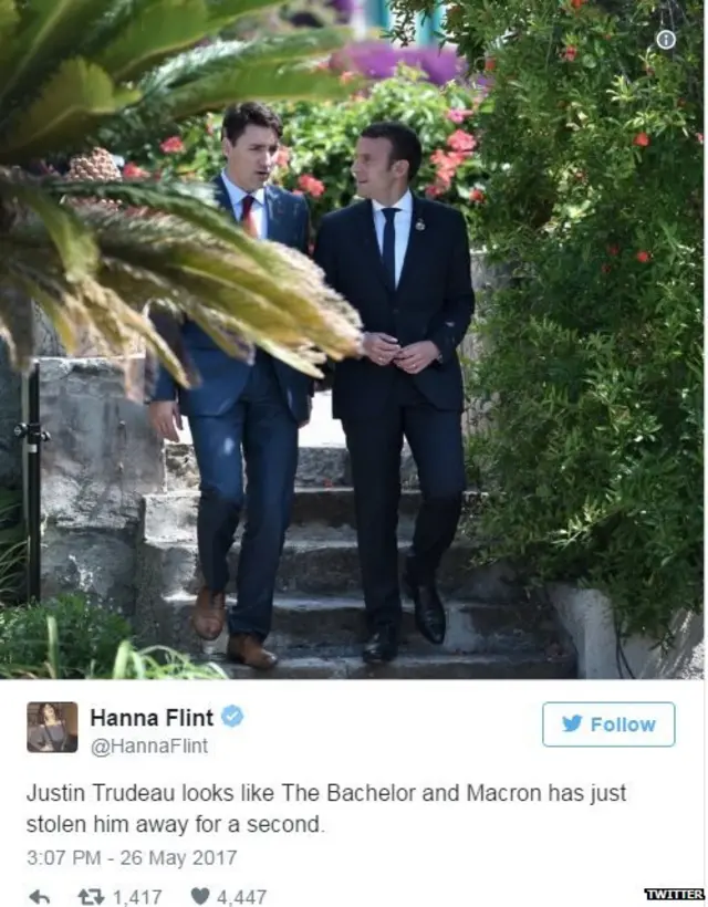 जस्टिन ट्रूडो, इमैनुएल मैक्रों, जी-7 समिट, फ्रांस, कनाडा