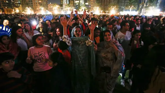 جشن سال نو میلادی در دوبی