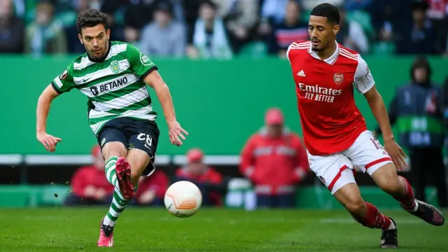 Saliba in action