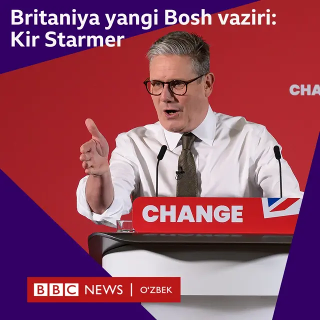 Британиянинг янги бош вазири Сэр Кир Стармер