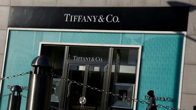 蒂芙尼(Tiffany)在北京的一家商店