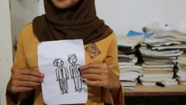 Ilustrasi paksaan pernikahan dini pada anak