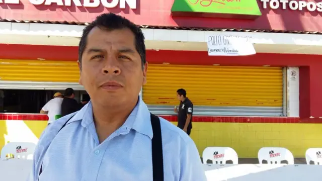 Alfonso Riverón dice que la explosión "se sintió como un golpe".