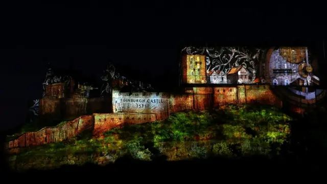 гора и замок Эдинбурга