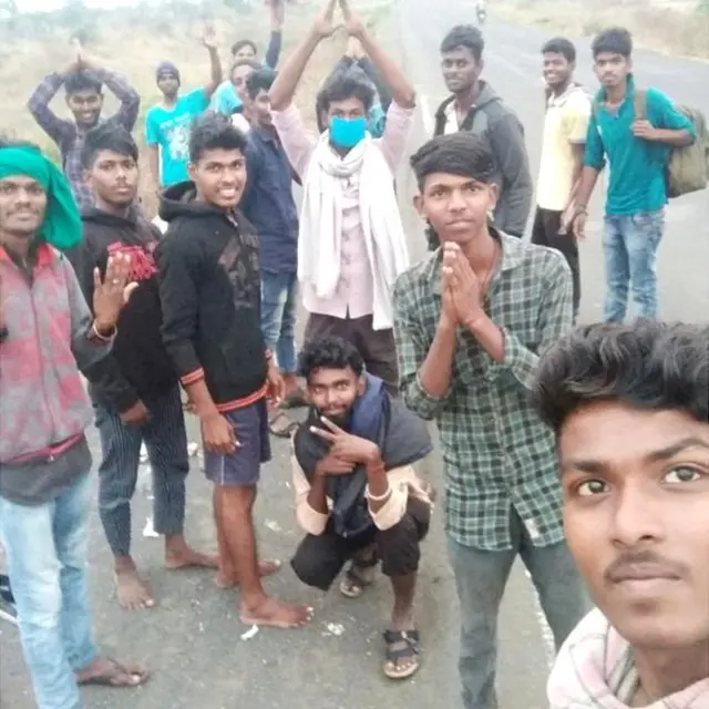 లాక్‌డౌన్ ఎఫెక్ట్: ఏడుగురు యువకులు- 1,200 కిలోమీటర్లు కాలినడకన ఇళ్లకు చేరుకున్నారు