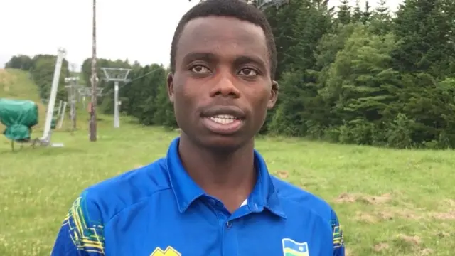 Mugisha Moise w'imyaka 25 uzasiganwa ku magare, mu bagabo