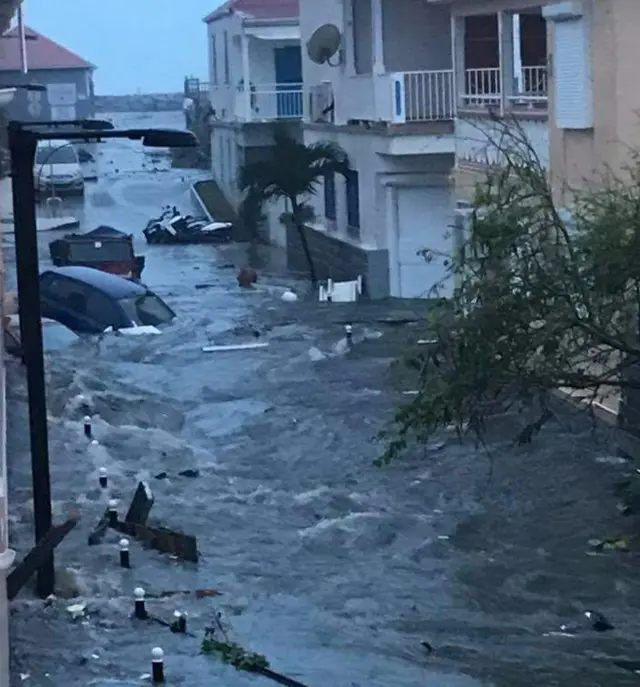 Floods on the Dutch part of the island - Sint Maarten