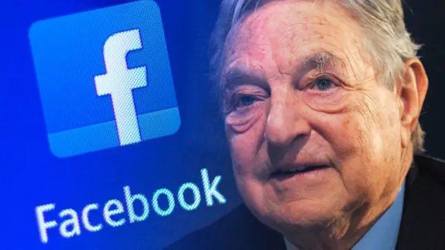 Soros e Facebooke gol apostasmontagem