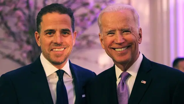 Hunter y Joe Biden