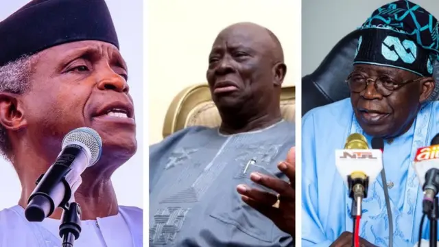 Aworan Osinbajo, Adebanjo ati Tinubu
