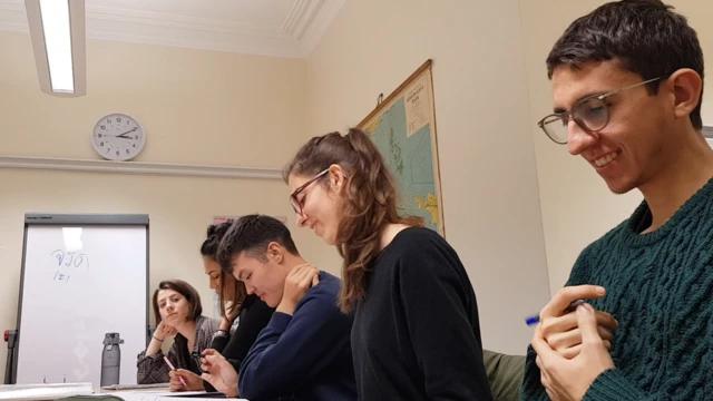 ชั้นเรียนวิชาภาษาไทยที่มหาวิทยาลัยลีดส์