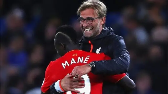 Jurguen Klopp et Sadio Mané