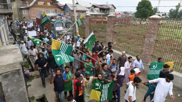 کشمیر مظاہرہ