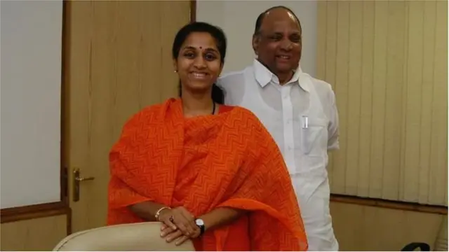 सुप्रिया सुळे-शरद पवार